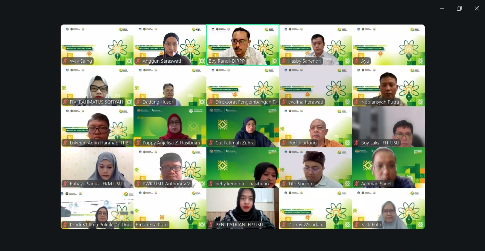 Direktorat Pengembangan Pendidikan USU Gelar Sosialisasi Persiapan Perkuliahan Semester Ganjil T.A. 2026/2027